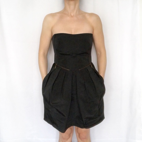 See by Chloe Pleated Fit+Flare Mini Dress - Picture 1 of 2